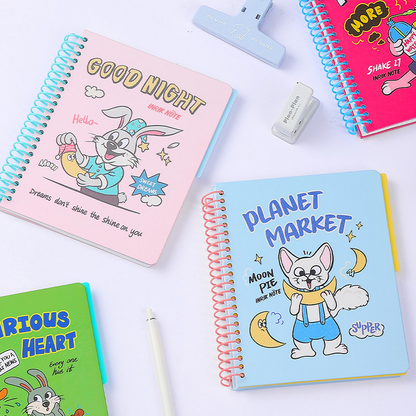 A5 Spiral Notebook with Perforated Pages