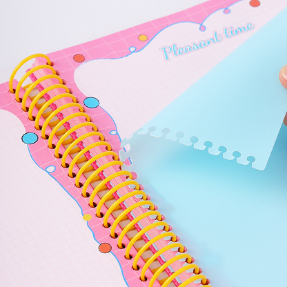 A4 Spiral Notebook with Elastic Band