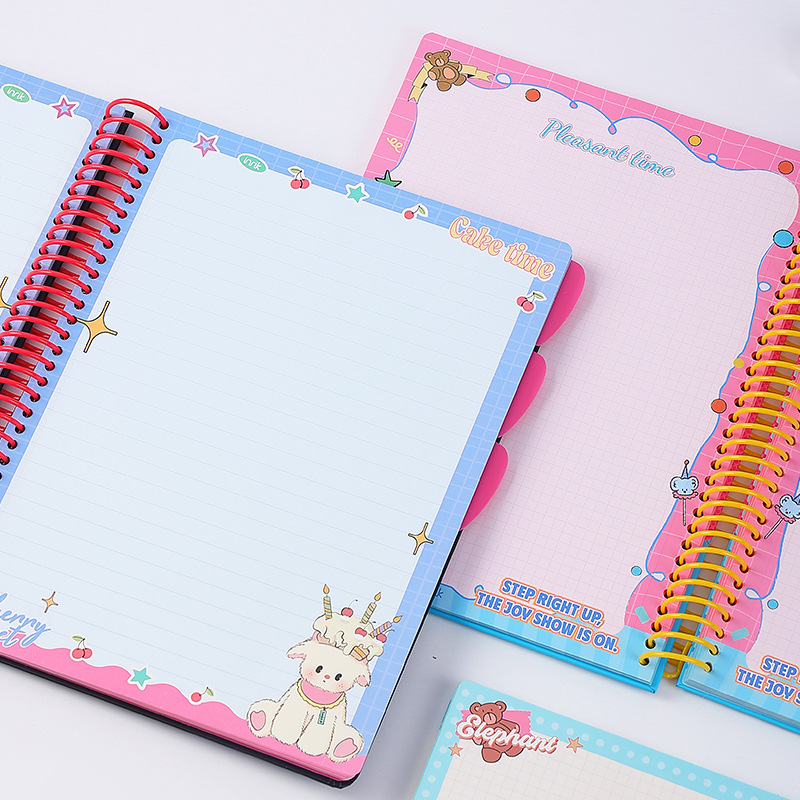 A4 Spiral Notebook with Elastic Band
