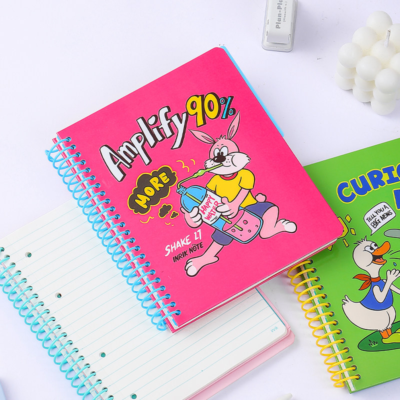 A5 Spiral Notebook with Perforated Pages
