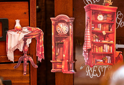"Romantic Whisper" Series Large Silhouette Sticker Pack
