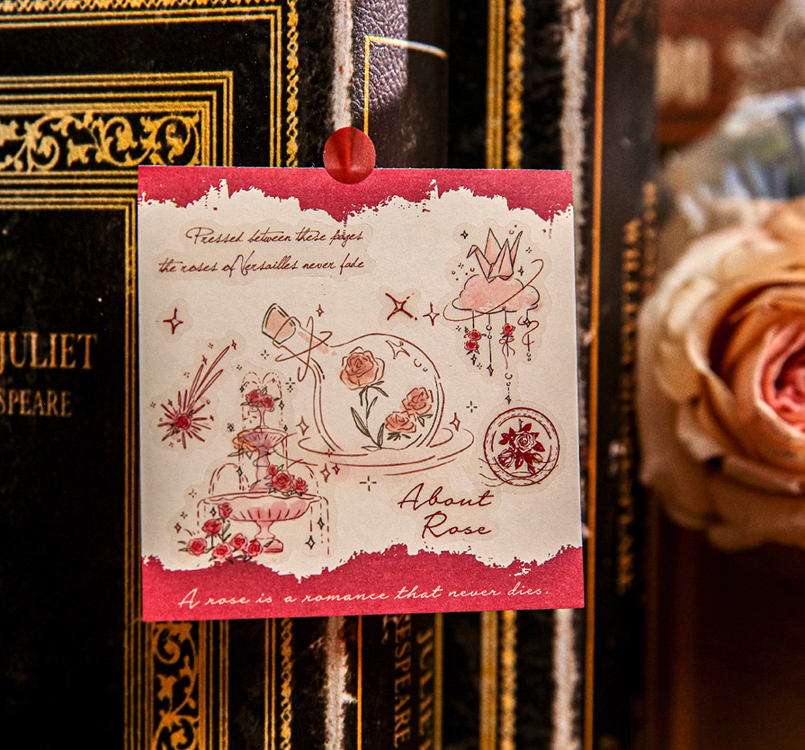 "Rose's Letter" Series Premium Memo Pad by mr.paper - aesthetic stationery and journaling supplies at Lumiyear