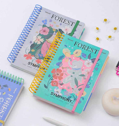 "Symphony of the Wild" A5 Large Spiral Notebook
