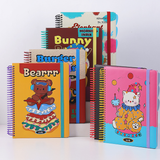 A4 Spiral Notebook with Elastic Band