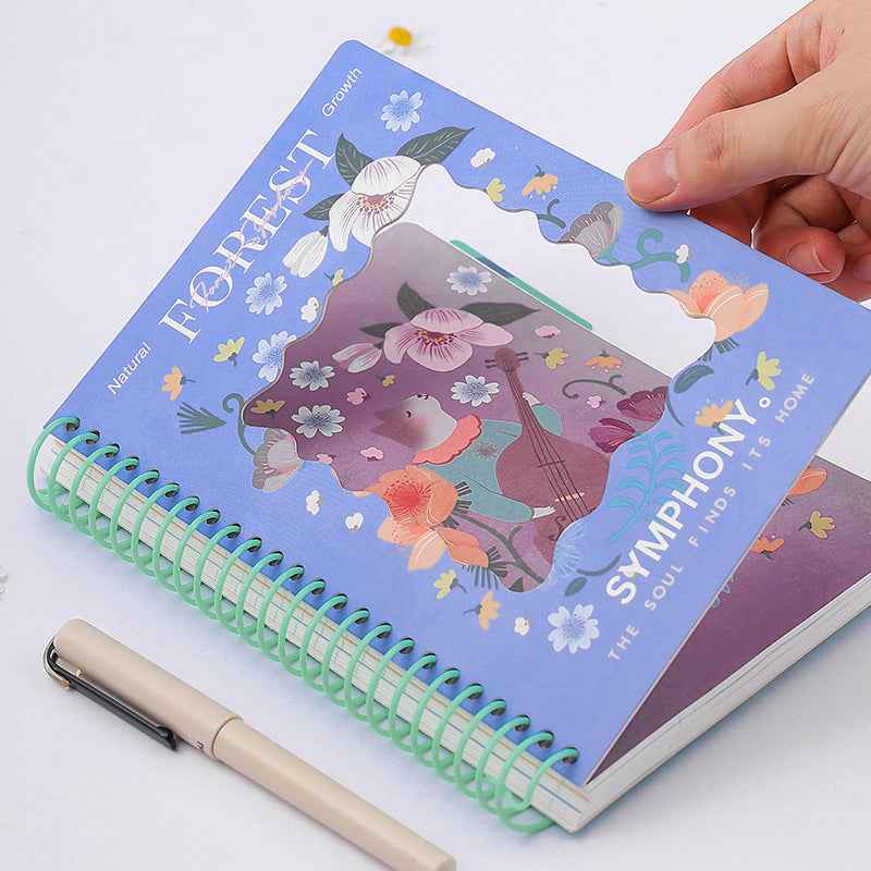 "Symphony of the Wild" A5 Large Spiral Notebook