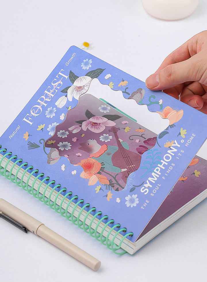 "Symphony of the Wild" A5 Large Spiral Notebook