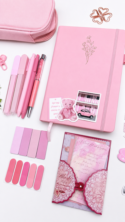 Pink Stationery Set