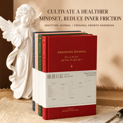 "Gratitude Journal" Inner Growth Handbook by chupin - aesthetic stationery and journaling supplies at Lumiyear