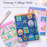 "Pastoral Florals" A5 Top-Flip Spiral Notebook