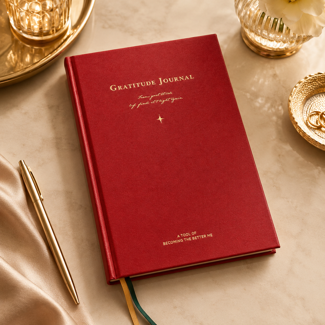 "Gratitude Journal" Inner Growth Handbook by chupin - aesthetic stationery and journaling supplies at Lumiyear