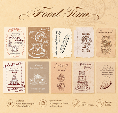 "Mark of Memories" Series Light Retro Sticker Pack by mr.paper - aesthetic stationery and journaling supplies at Lumiyear