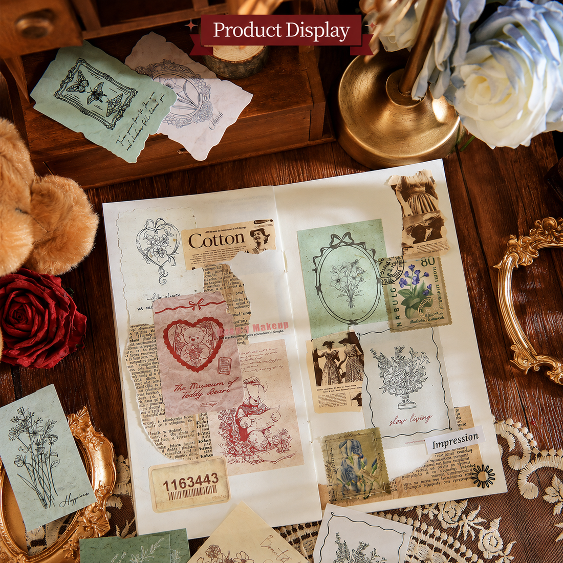 "Mark of Memories" Series Light Retro Sticker Pack