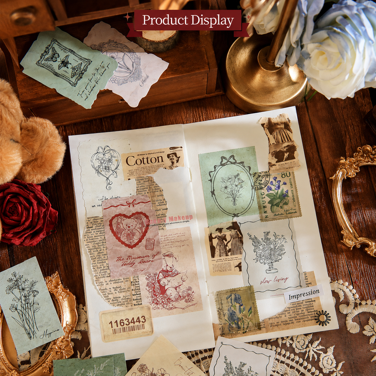 "Mark of Memories" Series Light Retro Sticker Pack