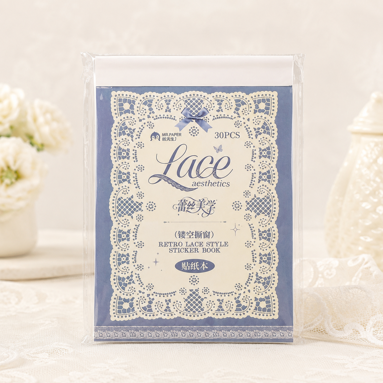 "Lace Aesthetics" Retro Sticker Book Series by mr.paper - aesthetic stationery and journaling supplies at Lumiyear