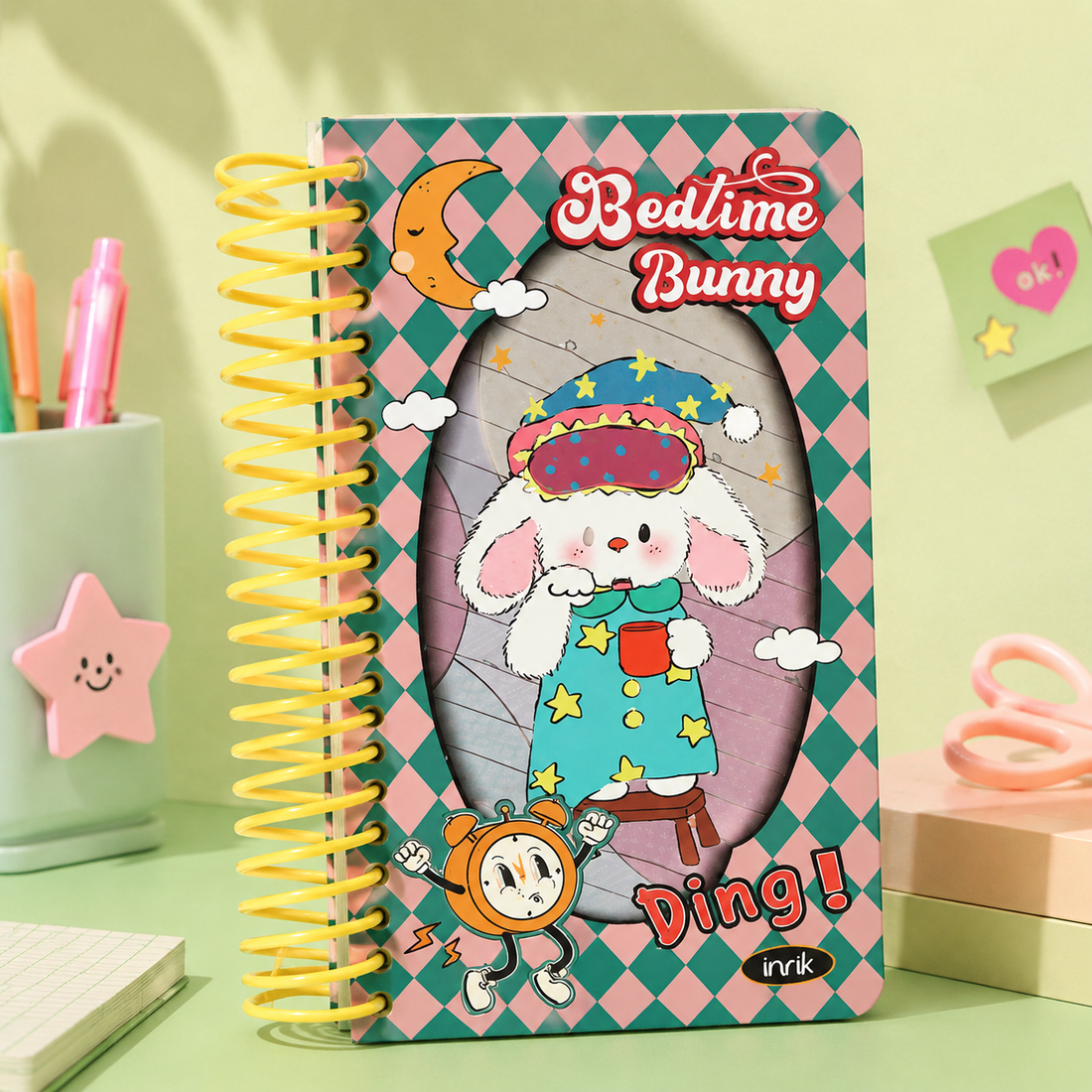 Illustrated 48K Spiral Notebook