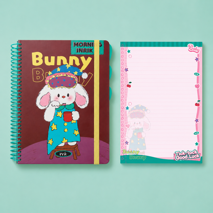 A4 Spiral Notebook with Elastic Band