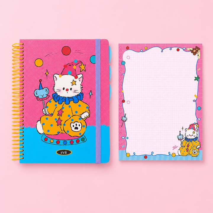 A4 Spiral Notebook with Elastic Band