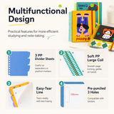 A4 Spiral Notebook with Elastic Band