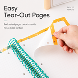 A4 Spiral Notebook with Elastic Band