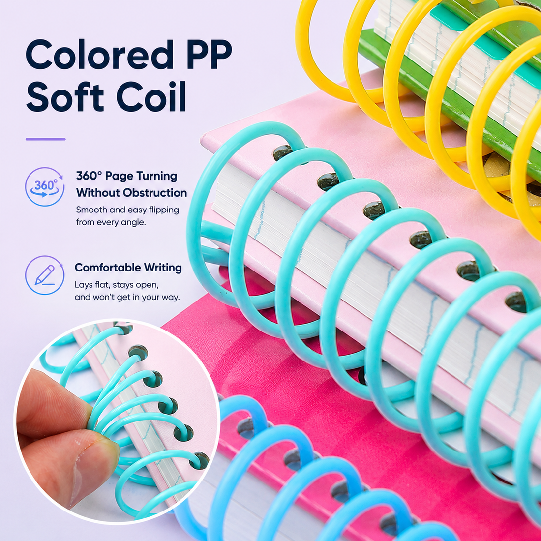 A5 Spiral Notebook with Perforated Pages