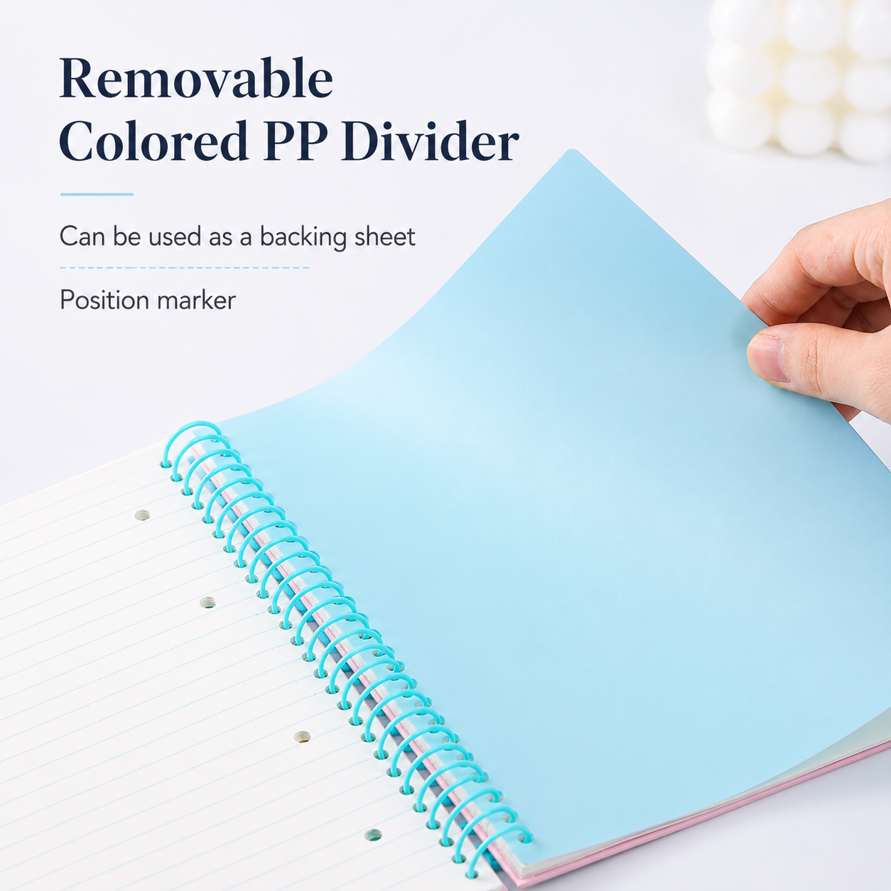 A5 Spiral Notebook with Perforated Pages