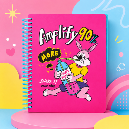 A5 Spiral Notebook with Perforated Pages by inrik - aesthetic stationery and journaling supplies at Lumiyear