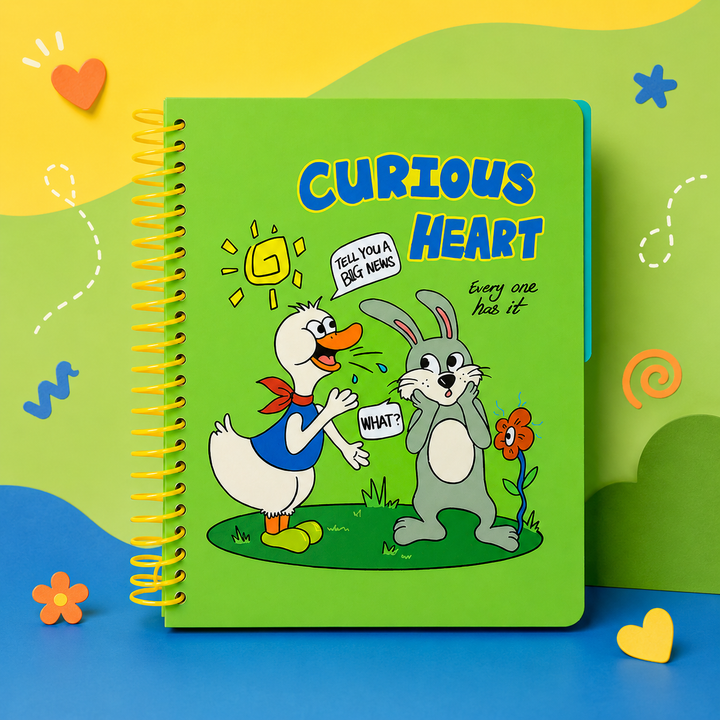 A5 Spiral Notebook with Perforated Pages by inrik - aesthetic stationery and journaling supplies at Lumiyear