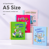 A5 Spiral Notebook with Perforated Pages