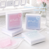 ROSYPOSY Aesthetic Pastel Sticky Note Set with PP Storage Box