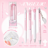 ROSYPOSY Angelic Wings Pearlescent Gel Pen Set