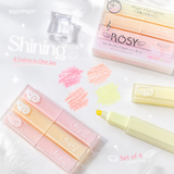 ROSYPOSY Angelic Shimmer Pastel Highlighter Set