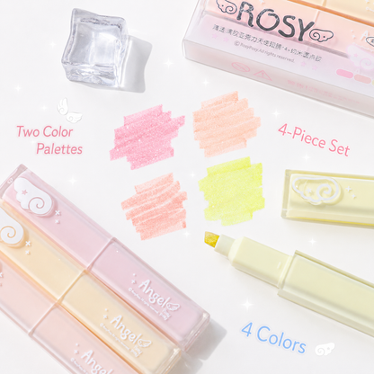 ROSYPOSY Angelic Shimmer Pastel Highlighter Set
