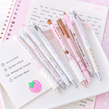 ROSYPOSY Strawberry Chocolate Melody Gel Pen Set