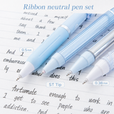 ROSYPOSY DIY Bow Ribbon Gel Pen Set