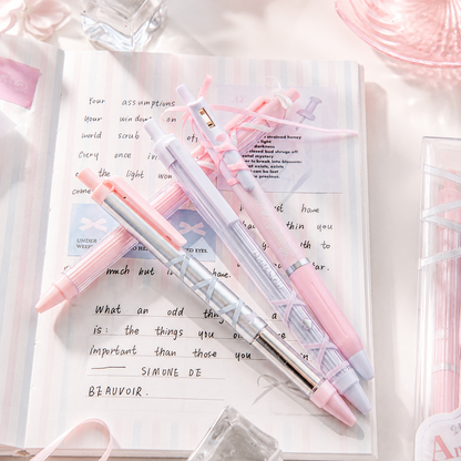 ROSYPOSY DIY Bow Ribbon Gel Pen Set