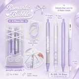 ROSYPOSY DIY Bow Ribbon Gel Pen Set