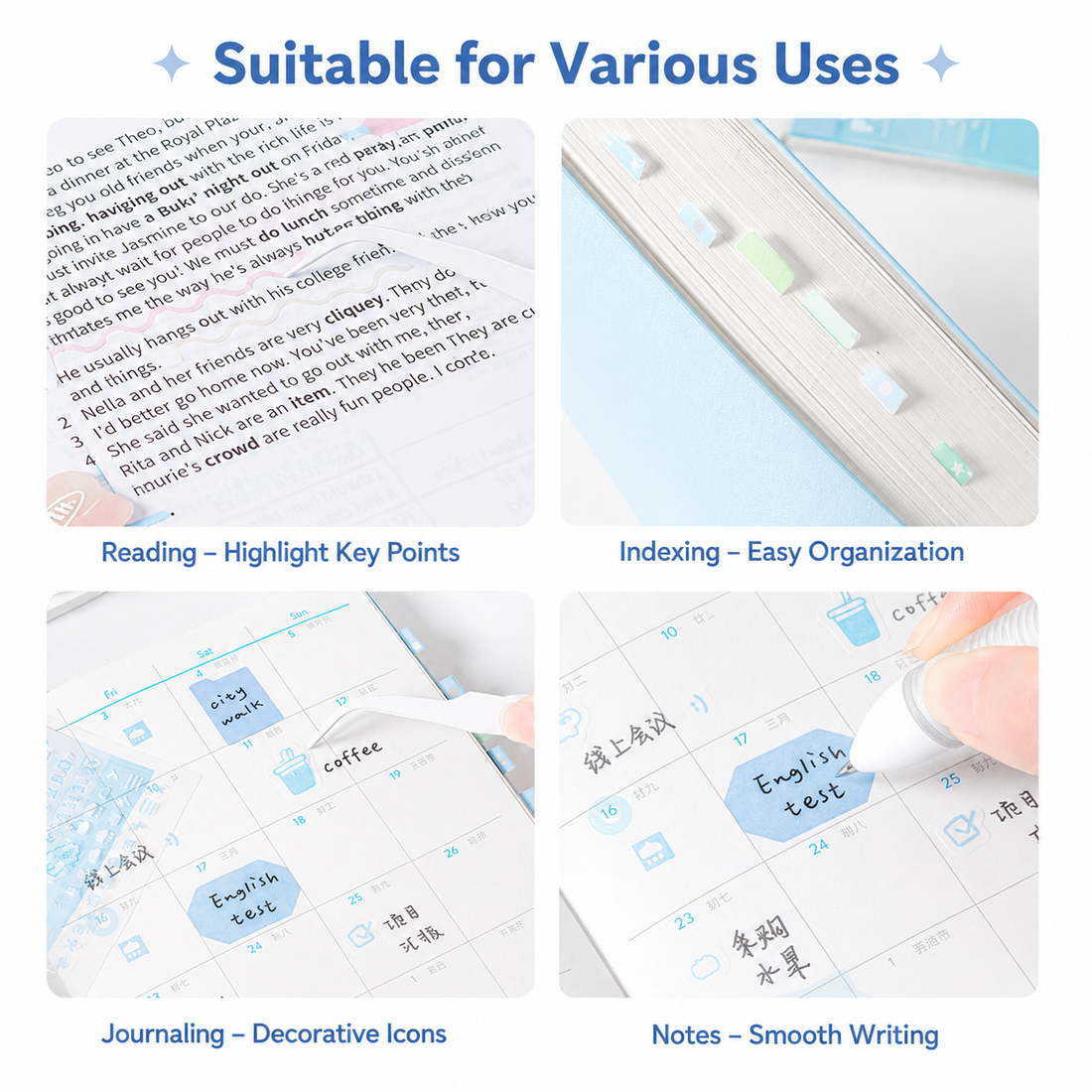 Planwith Multi-Functional Mark Sticky Note Book