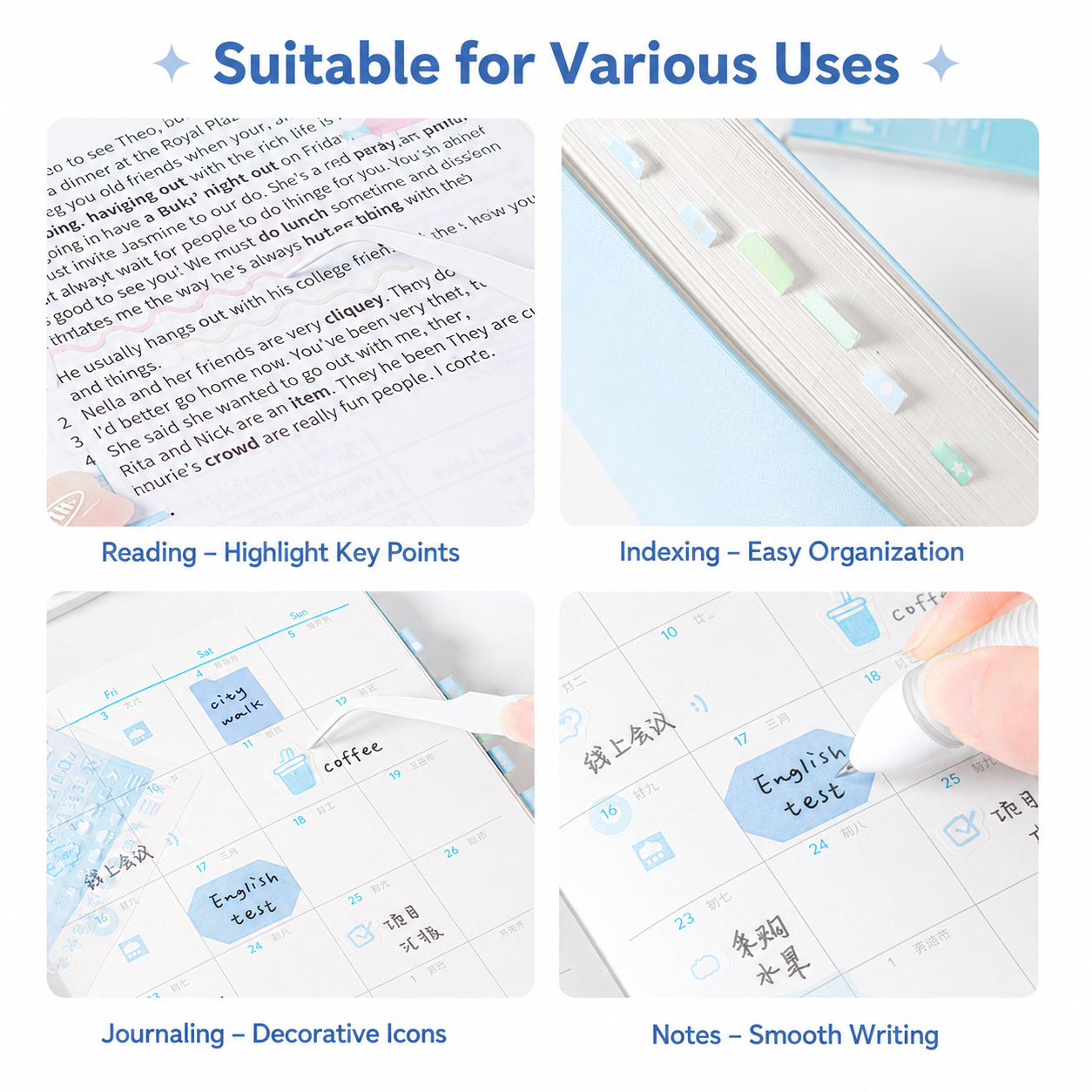 Planwith Multi-Functional Mark Sticky Note Book