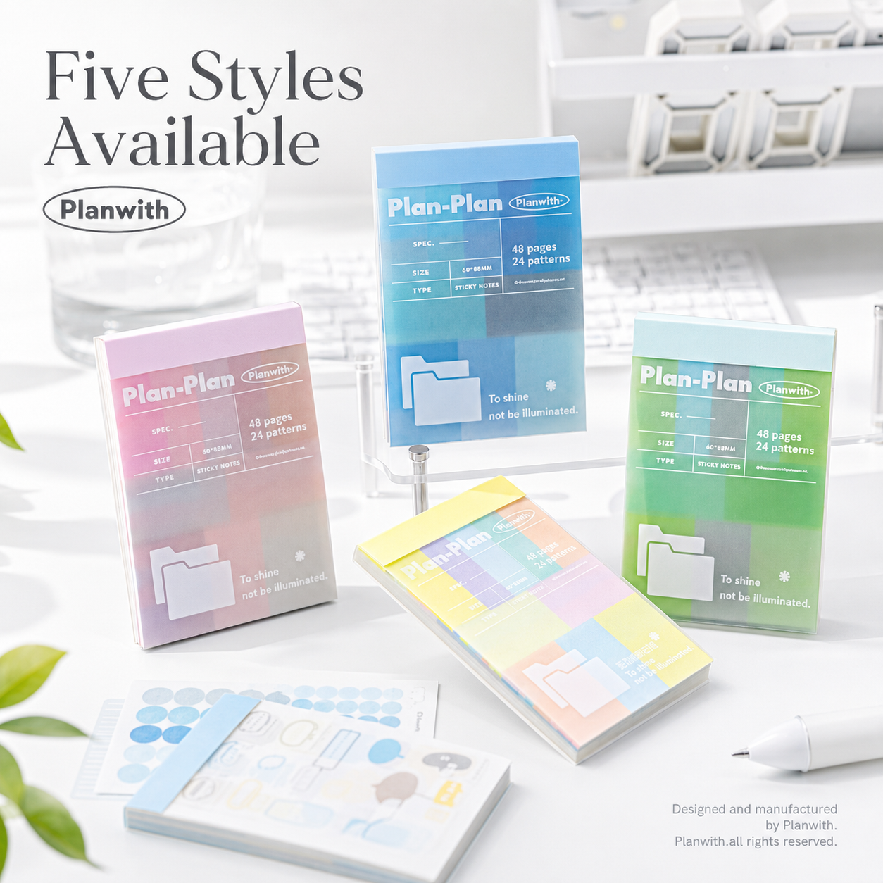Planwith Multi-Functional Mark Sticky Note Book