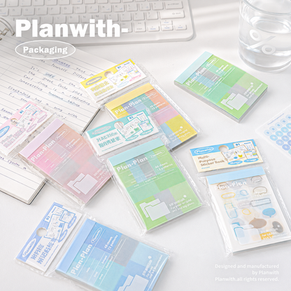 Planwith Multi-Functional Mark Sticky Note Book