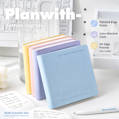 CUBE Series Softcover Square Notebook by Planwith - aesthetic stationery and journaling supplies at Lumiyear