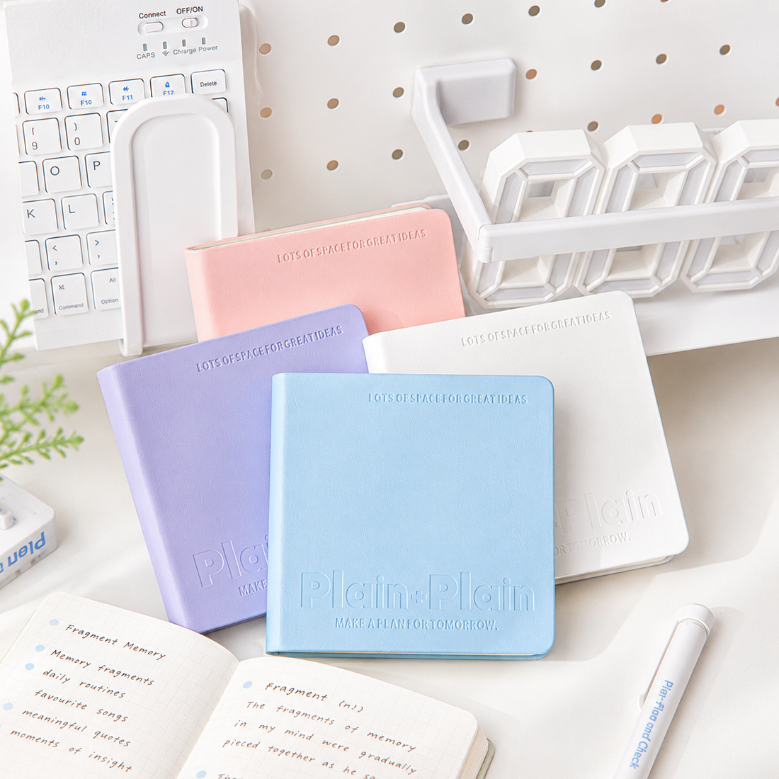 CUBE Series Softcover Square Notebook by Planwith - aesthetic stationery and journaling supplies at Lumiyear