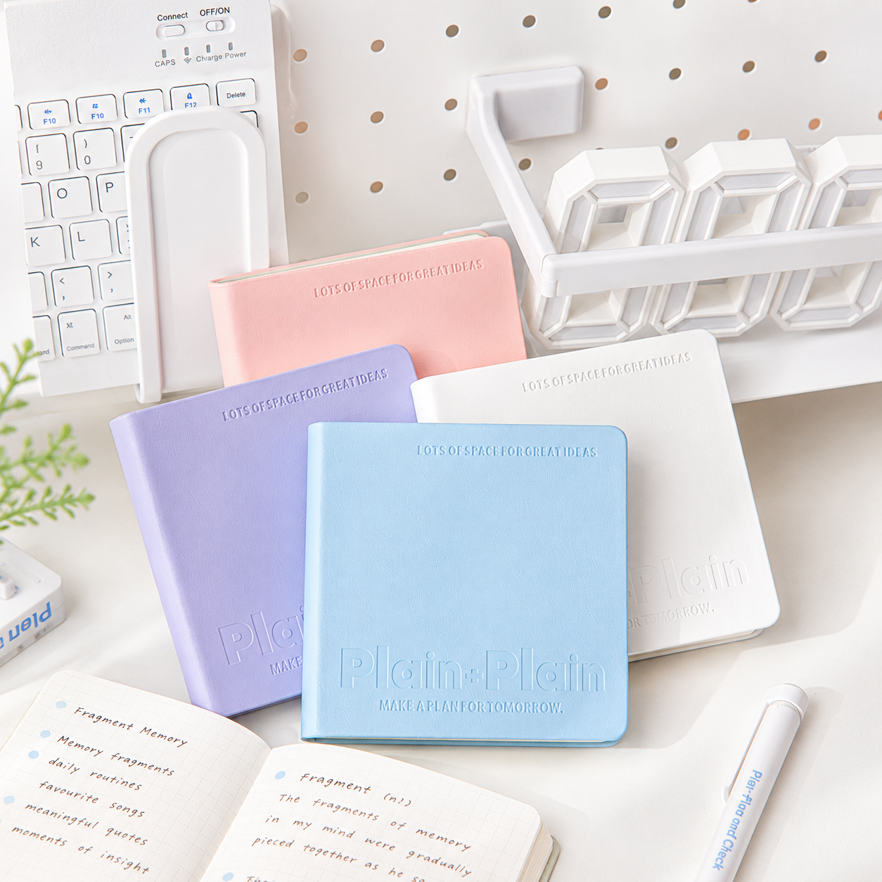 CUBE Series Softcover Square Notebook by Planwith - aesthetic stationery and journaling supplies at Lumiyear