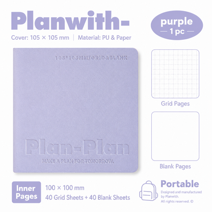 CUBE Series Softcover Square Notebook