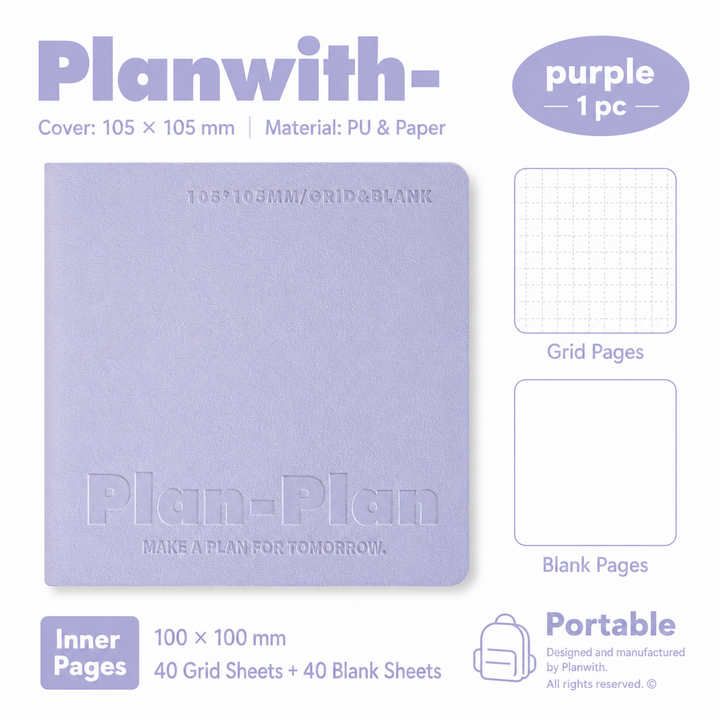 CUBE Series Softcover Square Notebook