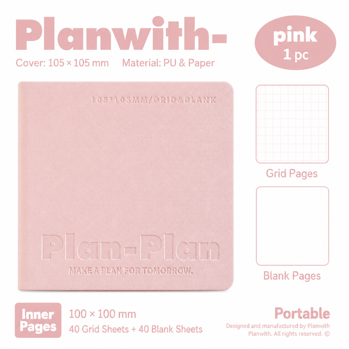 CUBE Series Softcover Square Notebook