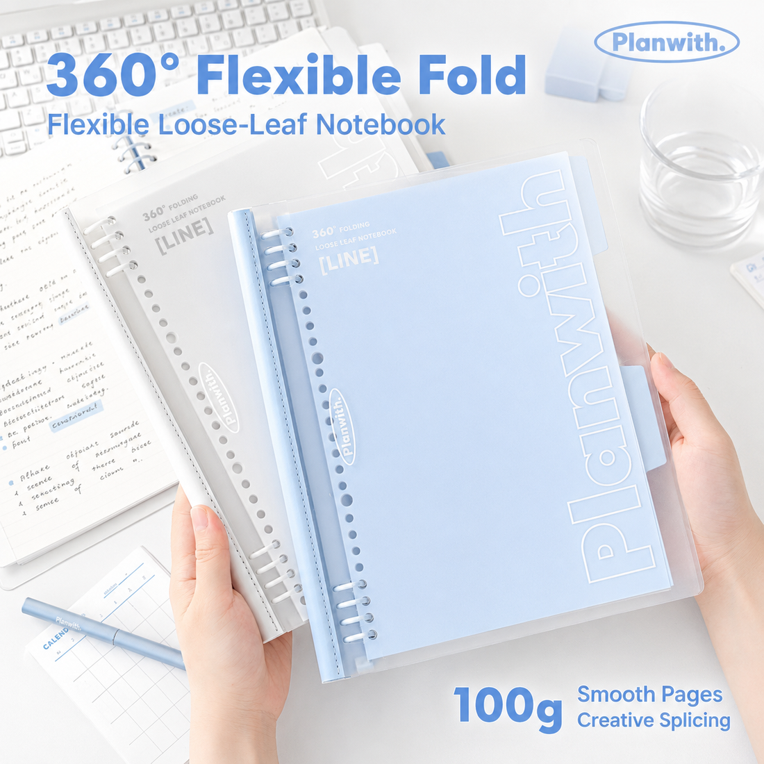 B5 Flexible Series 360° Fold Loose-Leaf Notebook