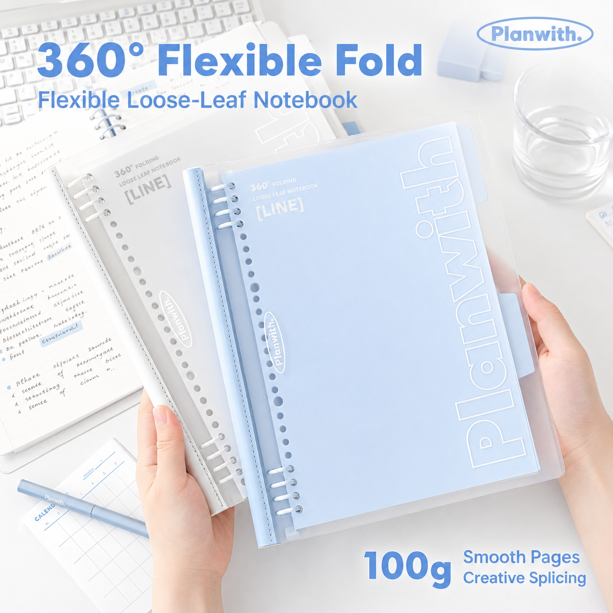 B5 Flexible Series 360° Fold Loose-Leaf Notebook