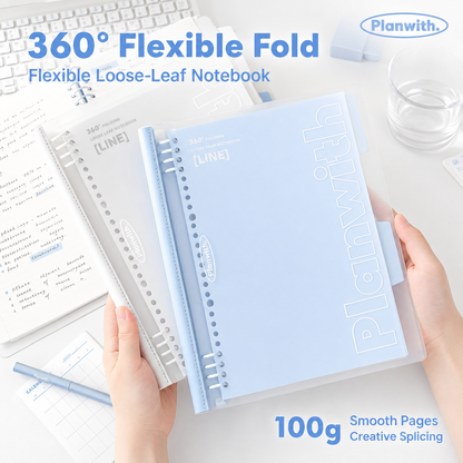 B5 Flexible Series 360° Fold Loose-Leaf Notebook