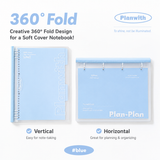 B5 Flexible Series 360° Fold Loose-Leaf Notebook